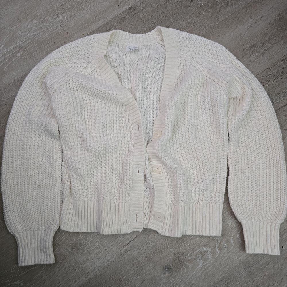 Women's White Knit Sweater